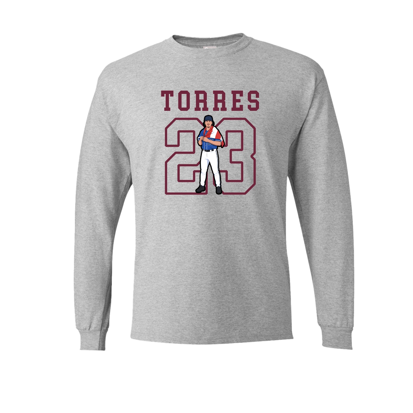Long Sleeve Tee — Shirsey in Grey