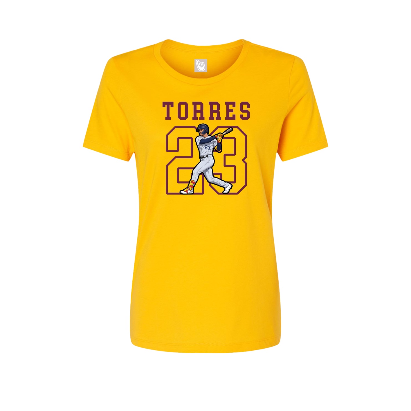 Fitted Women's Tee — Shirsey in Gold
