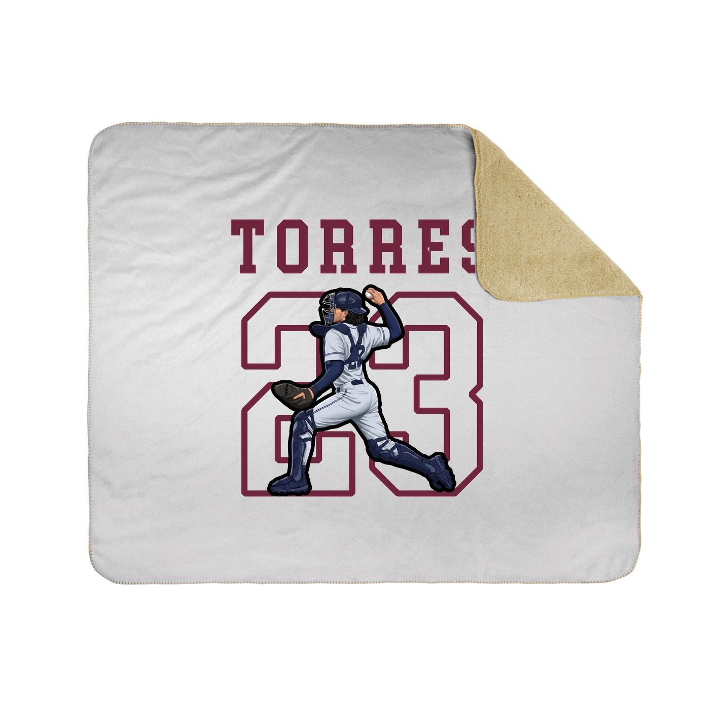 Throw Blanket — Shirsey in White