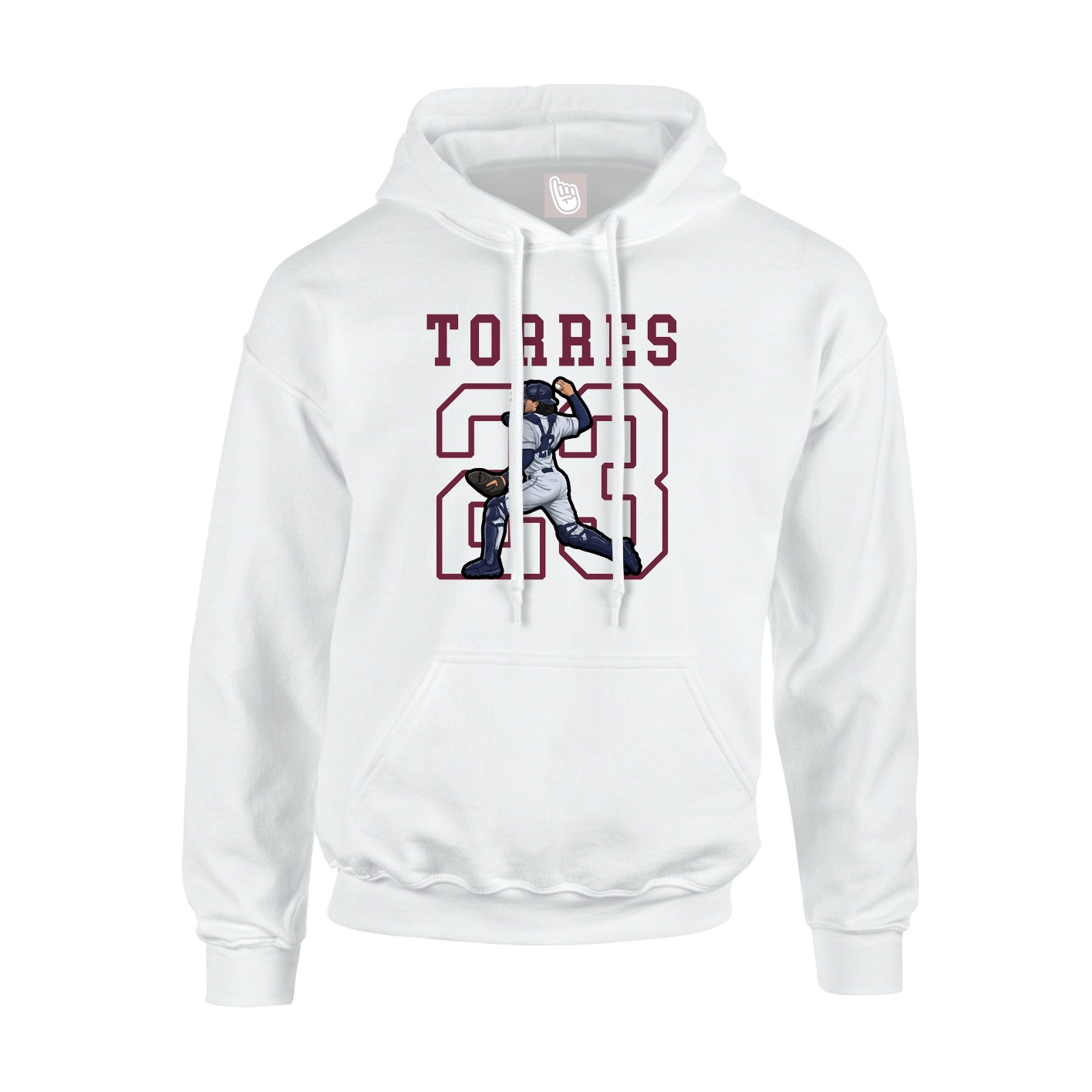 Hoodie — Shirsey in White