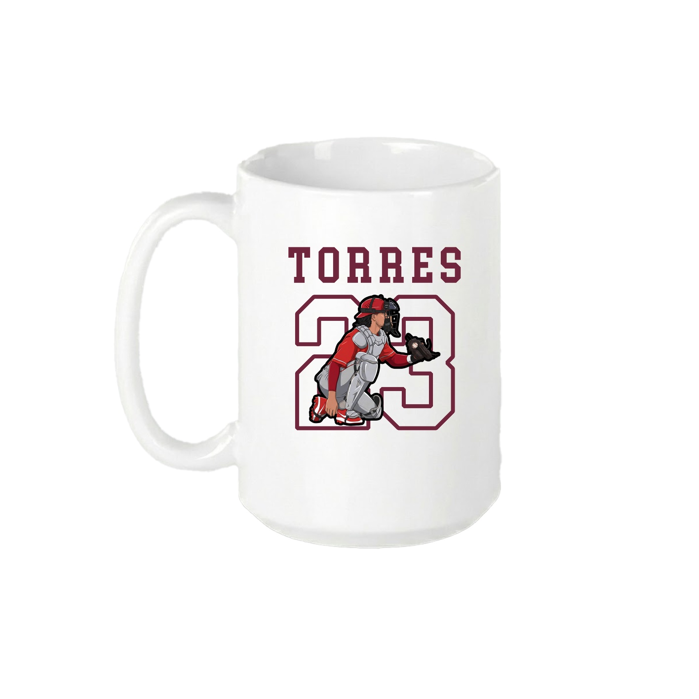 15oz Coffee Mug — Shirsey in White