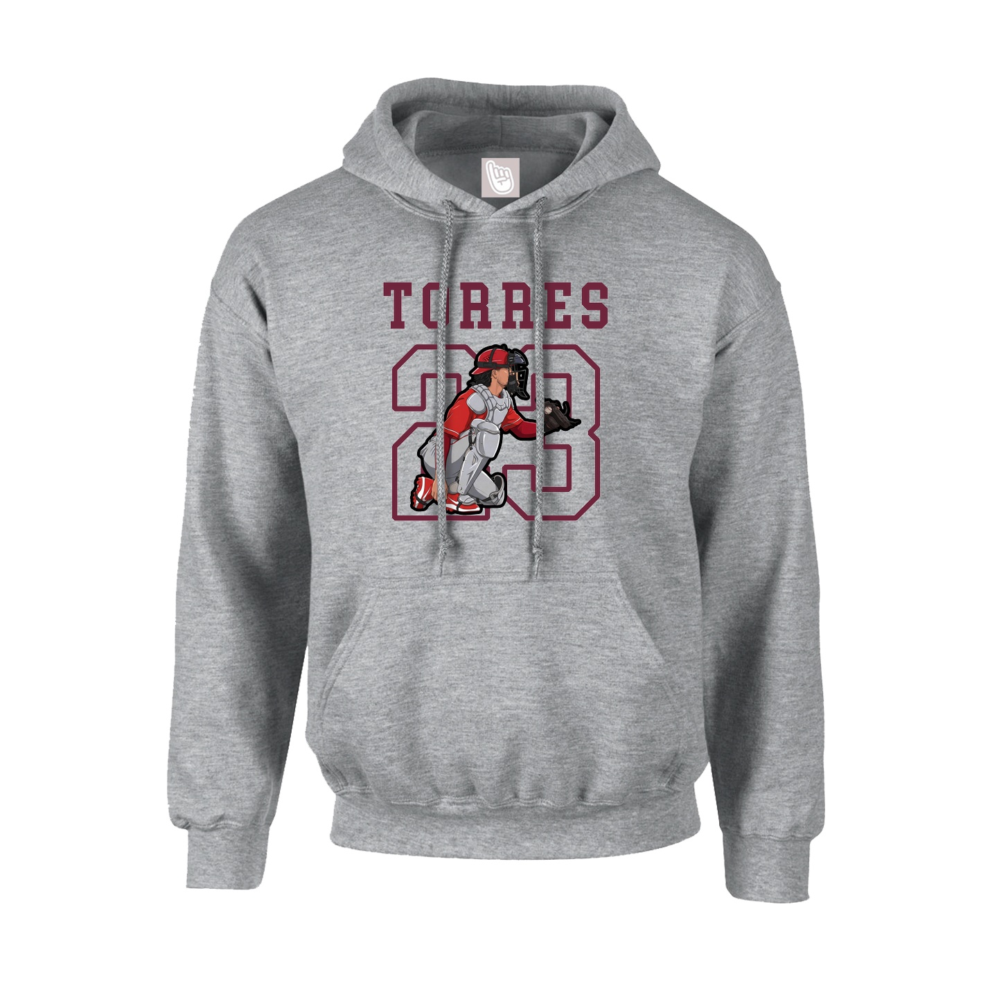Hoodie — Shirsey in Grey