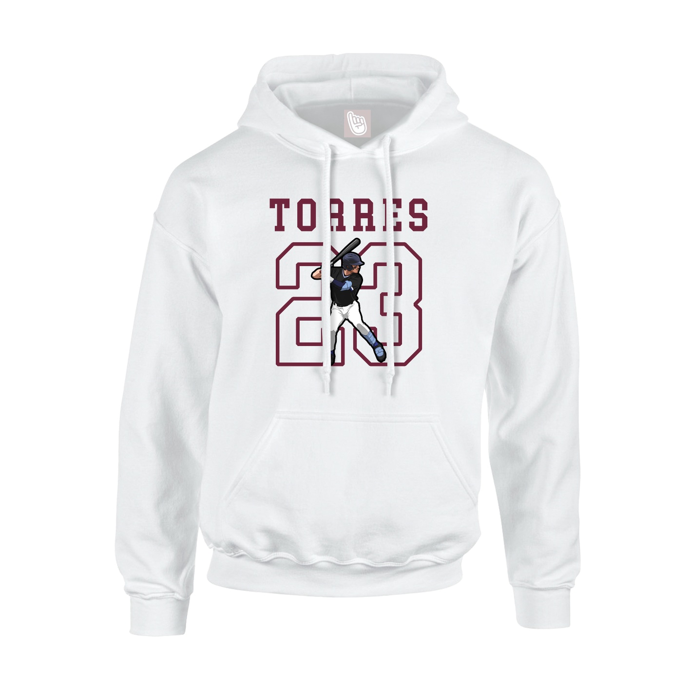 Youth Hoodie — Shirsey in White