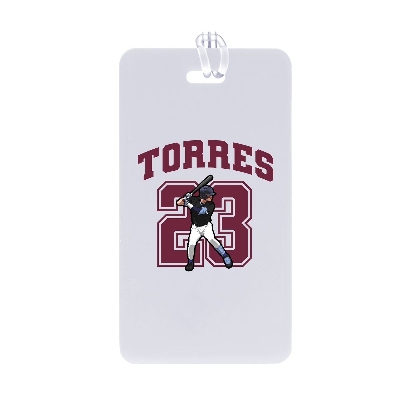 Bag Tag — Number in Classic