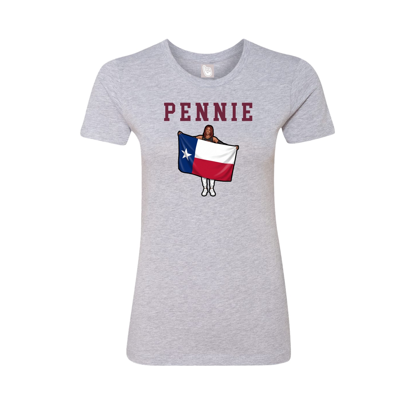 Fitted Women's Tee — Shirsey in Grey