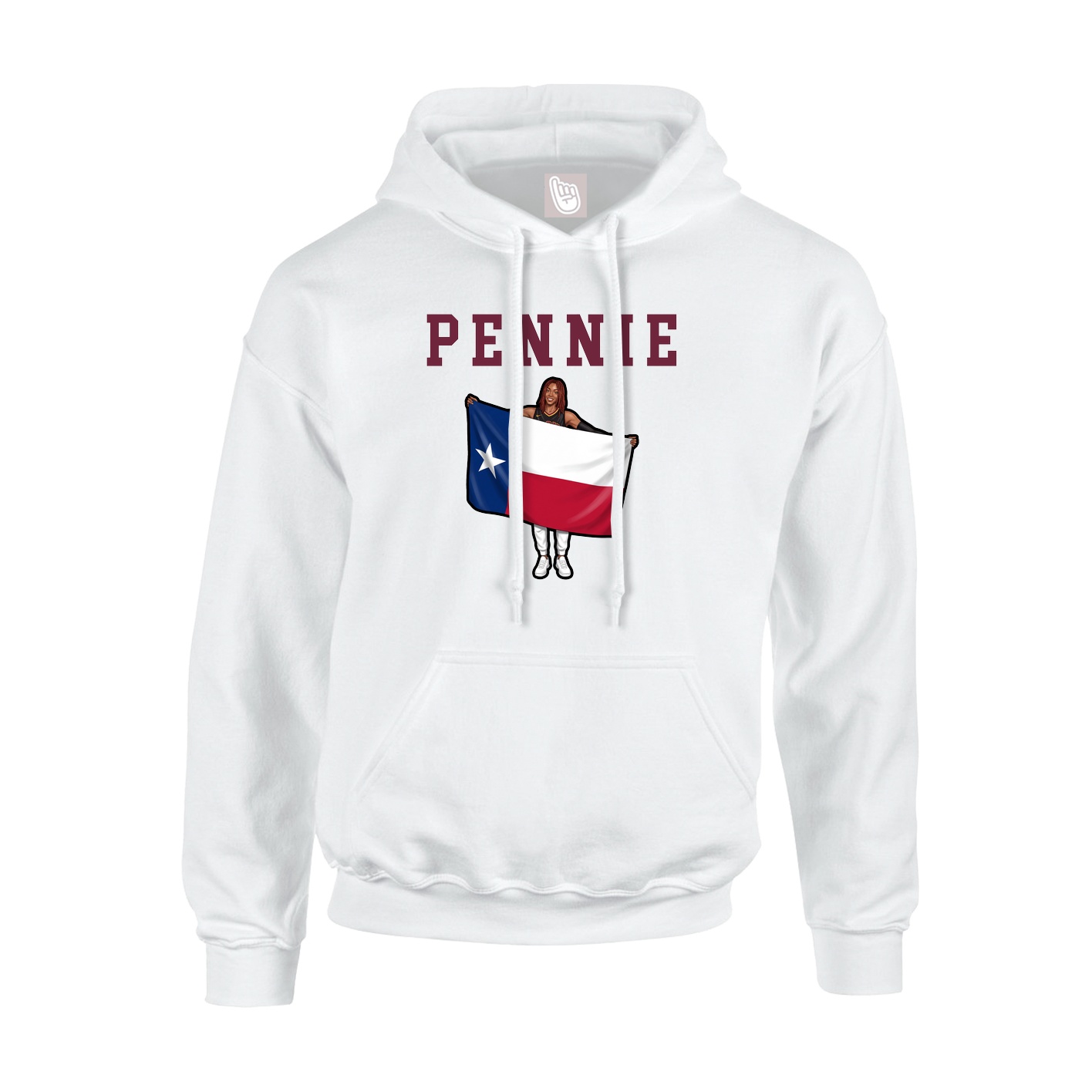 Hoodie — Shirsey in White