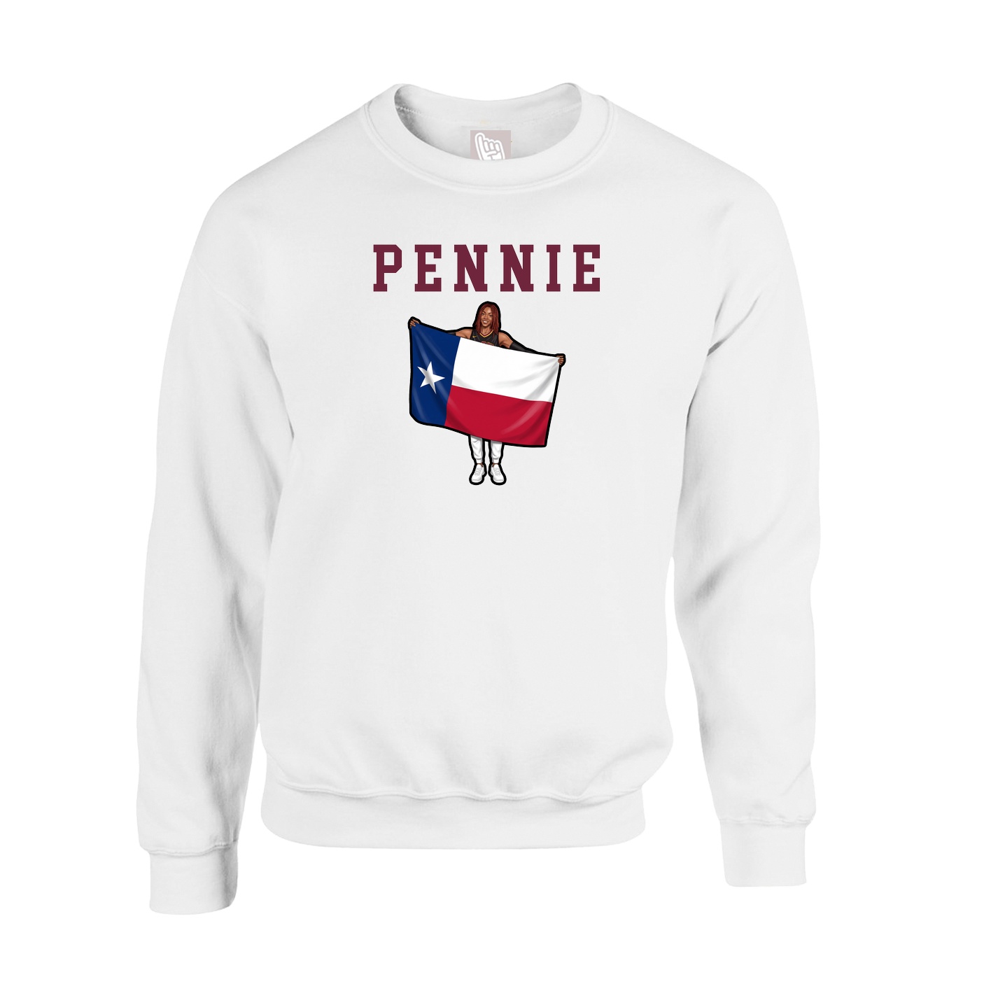 Fleece Crew — Shirsey in White