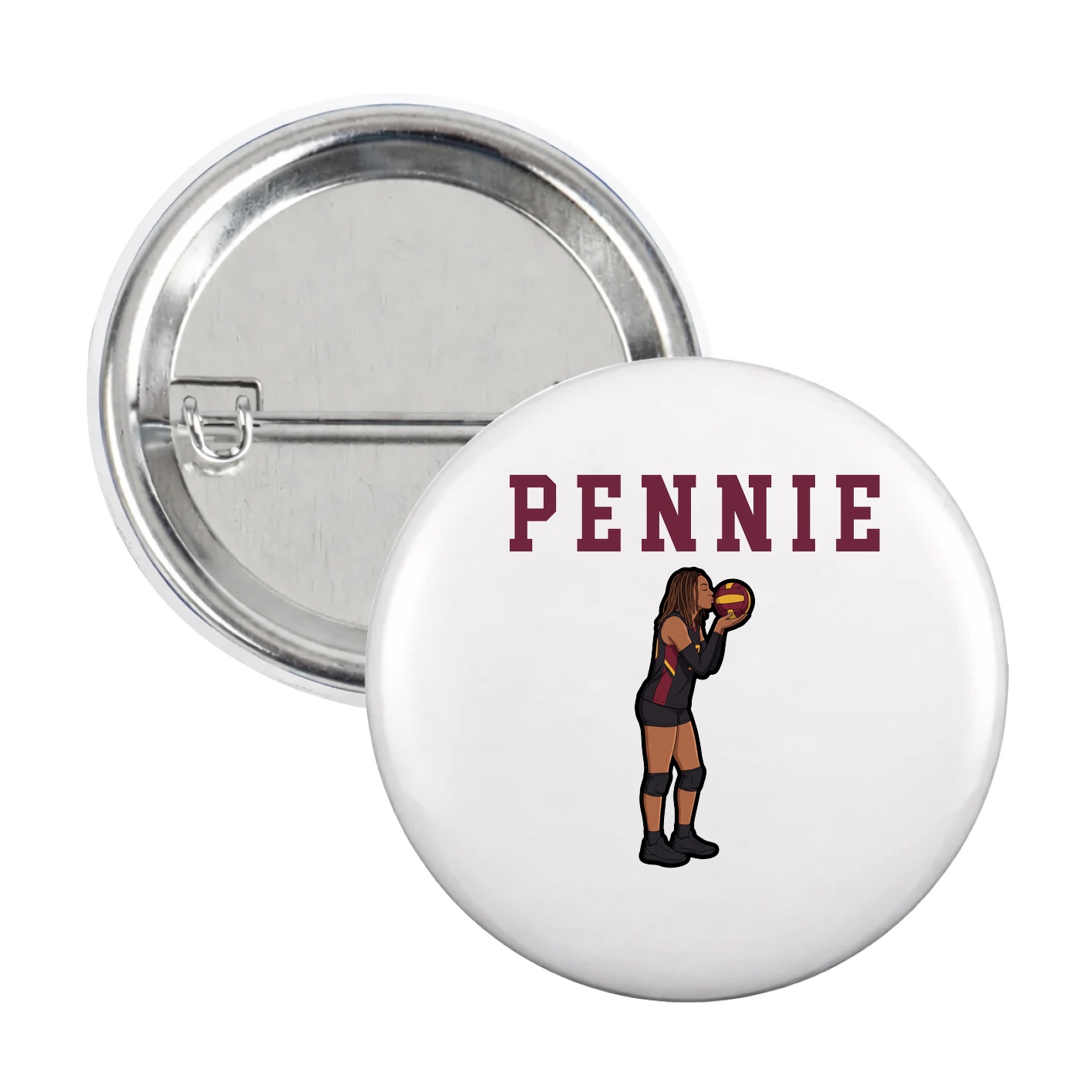 Game Day Button — Shirsey in White