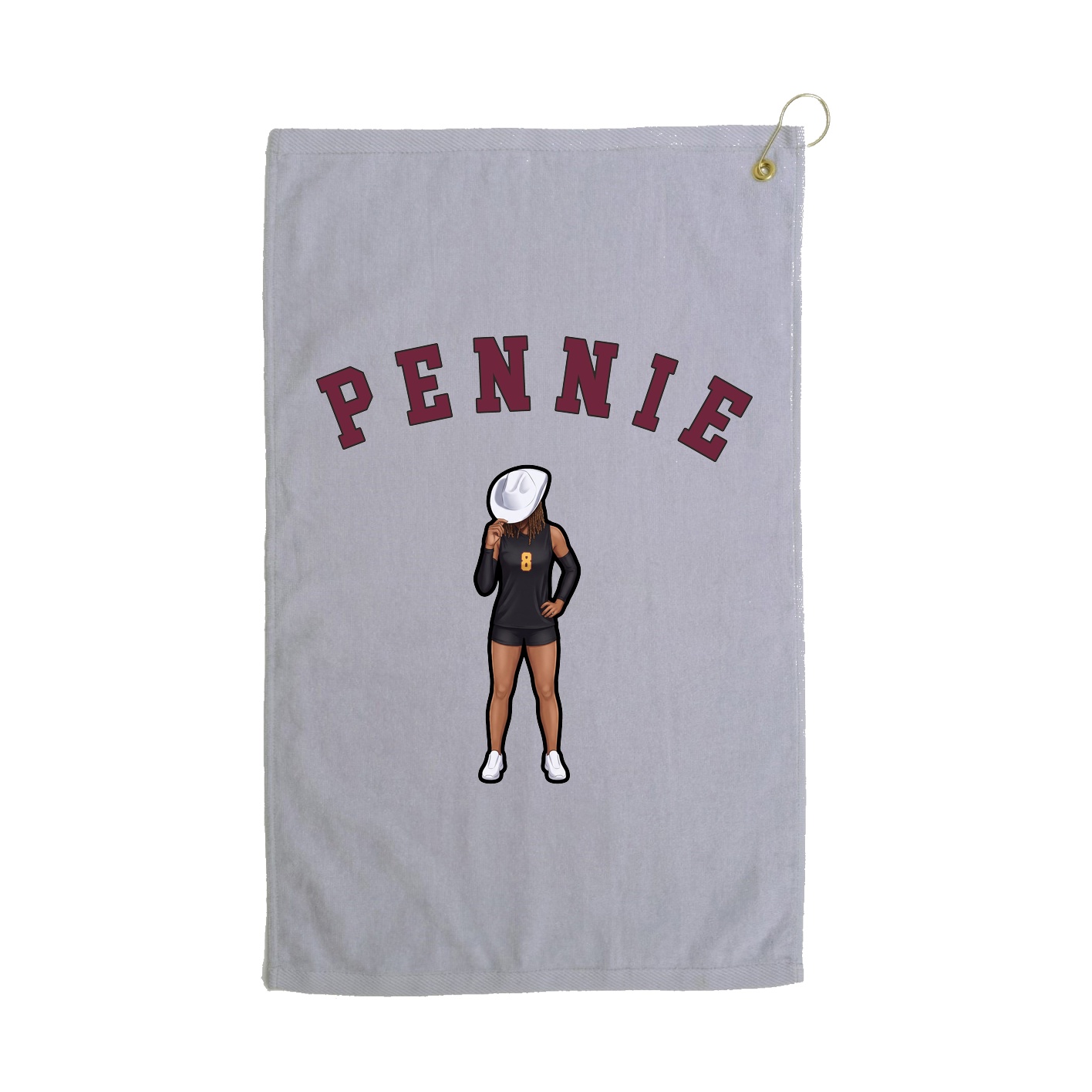 Golf Towel — Shirsey Arch in Grey