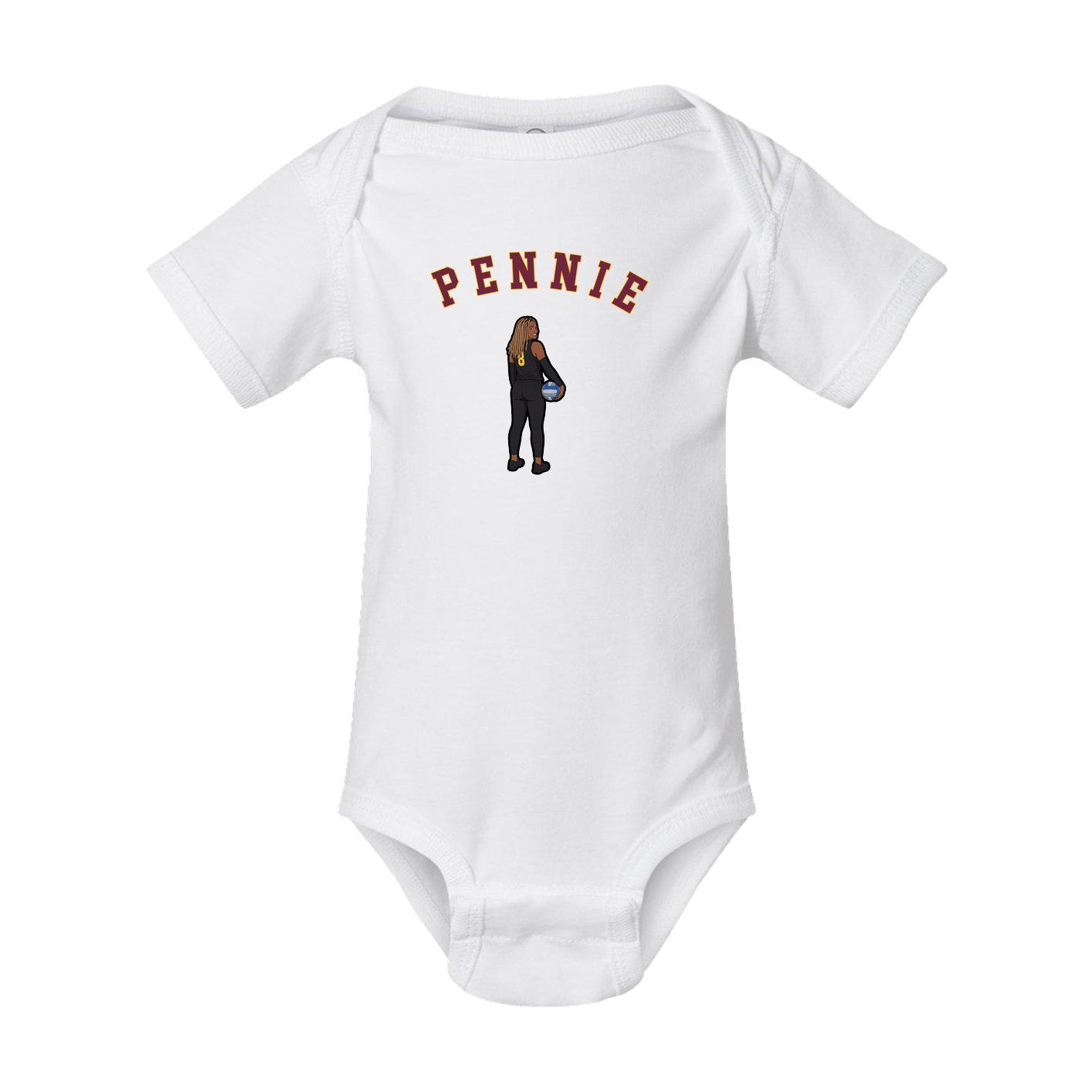 Baby Onesie — Shirsey Arch in White