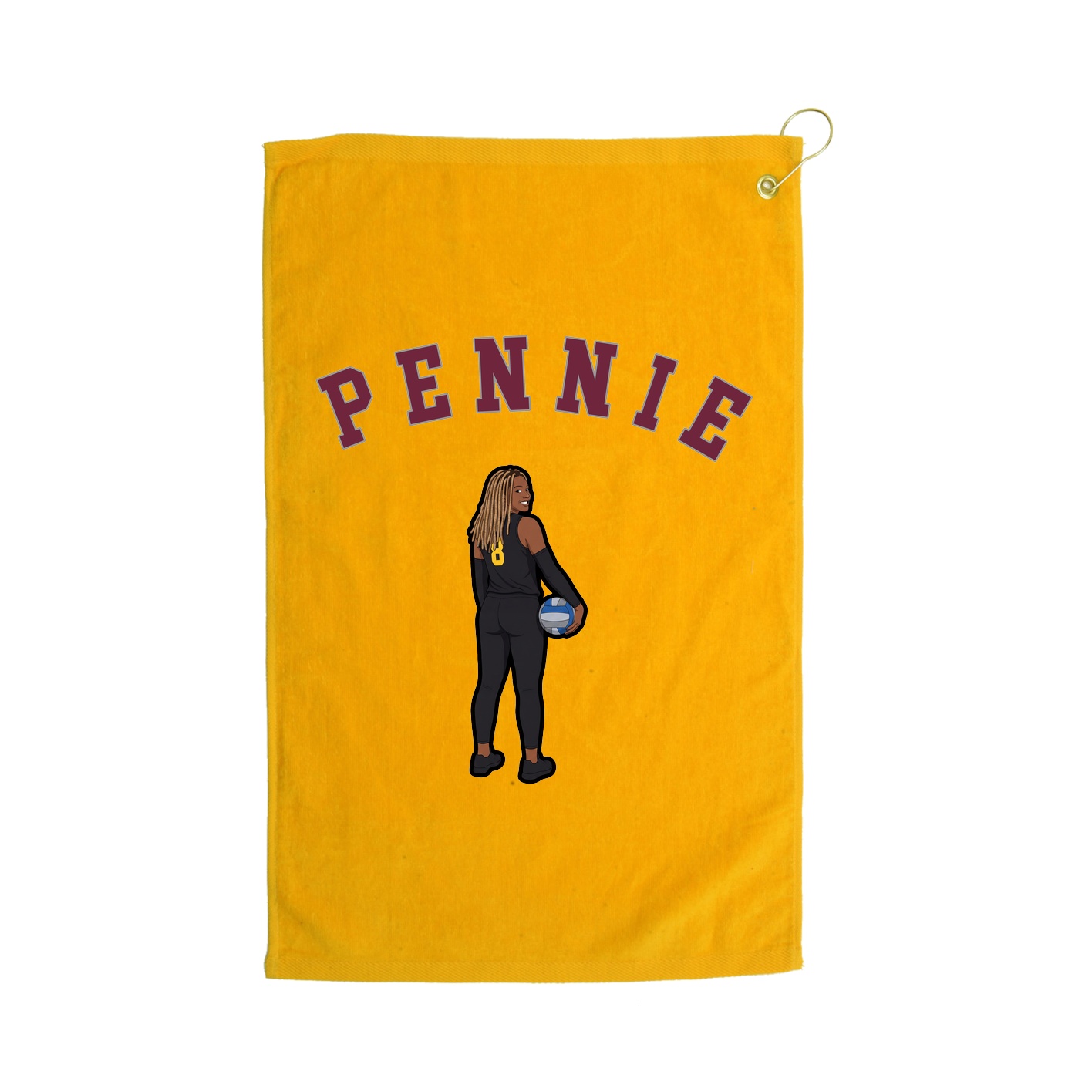 Golf Towel — Shirsey Arch in Gold