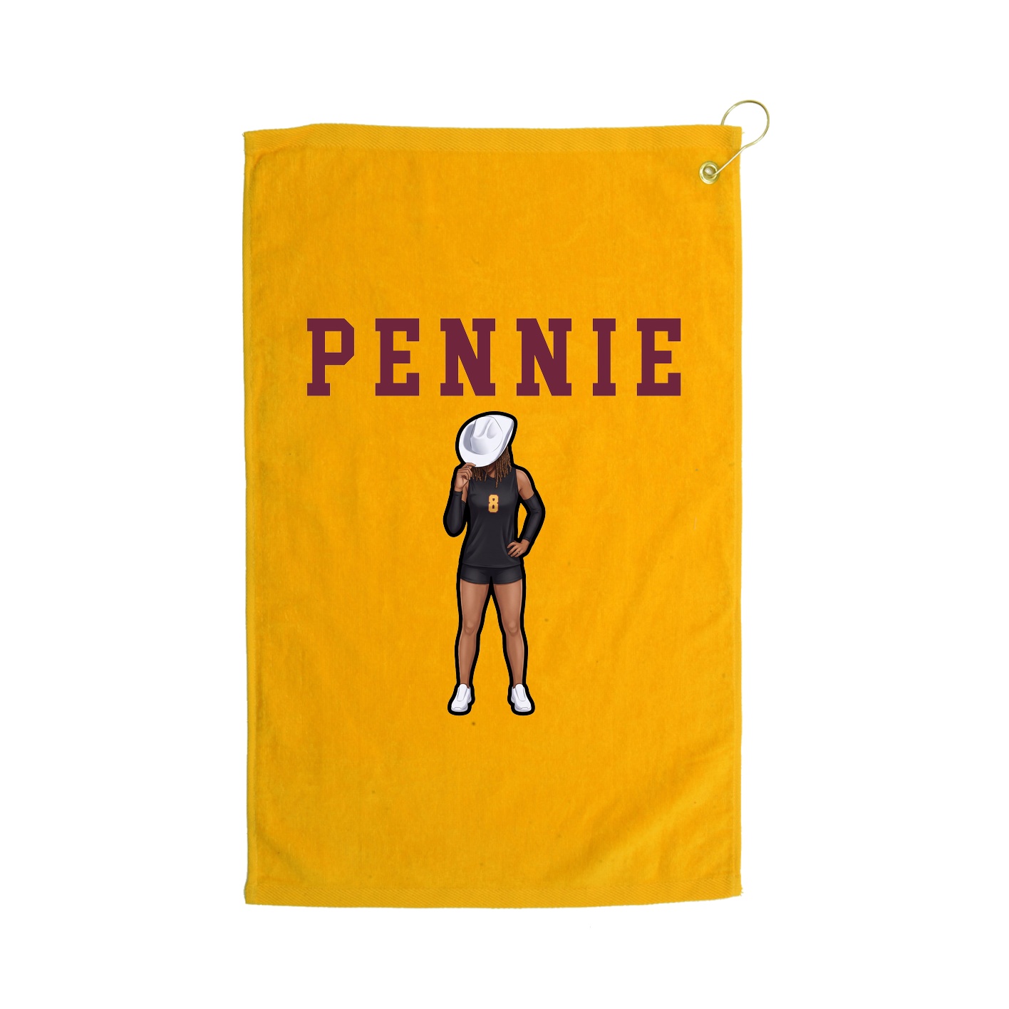 Golf Towel — Shirsey in Gold