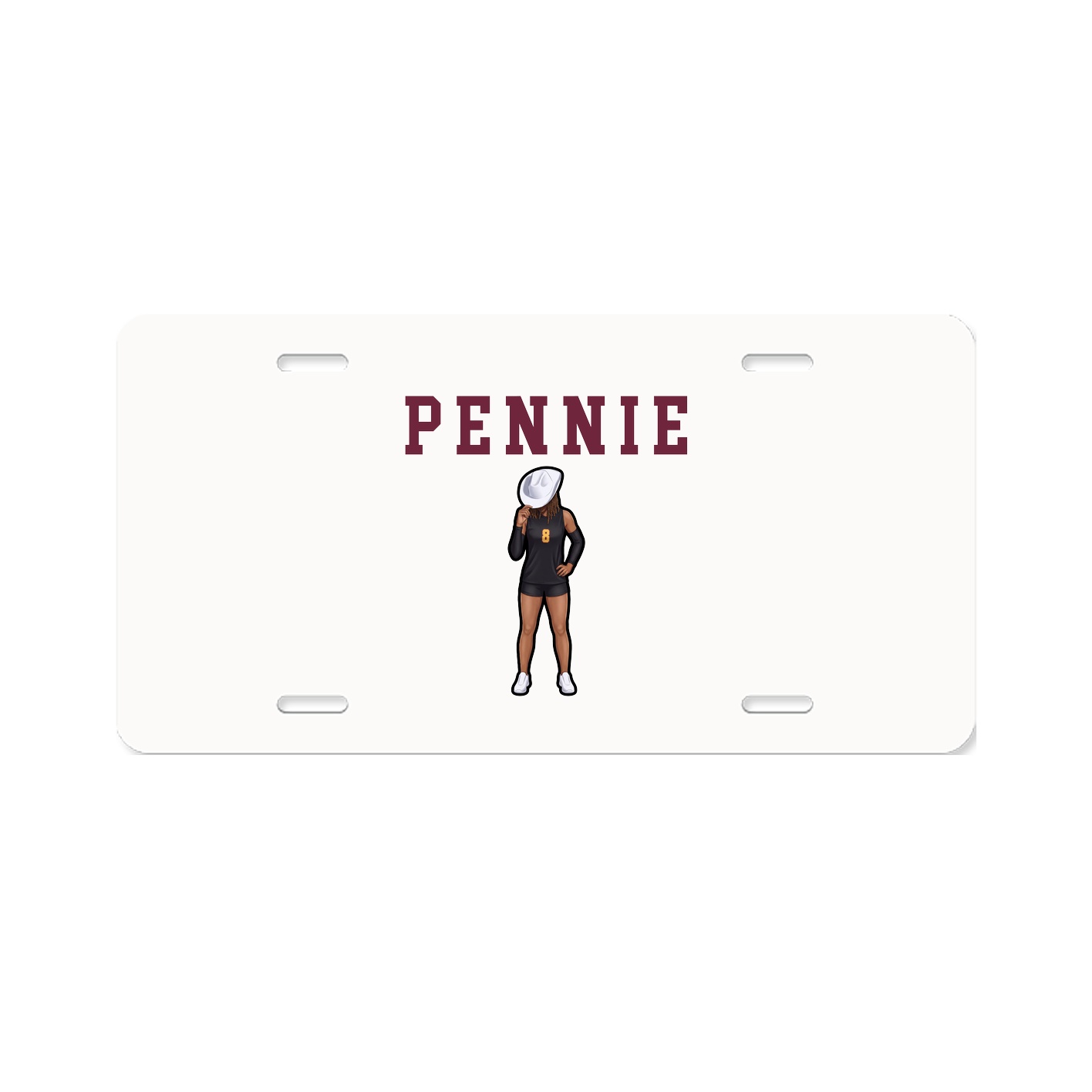 License Plate — Shirsey in Classic