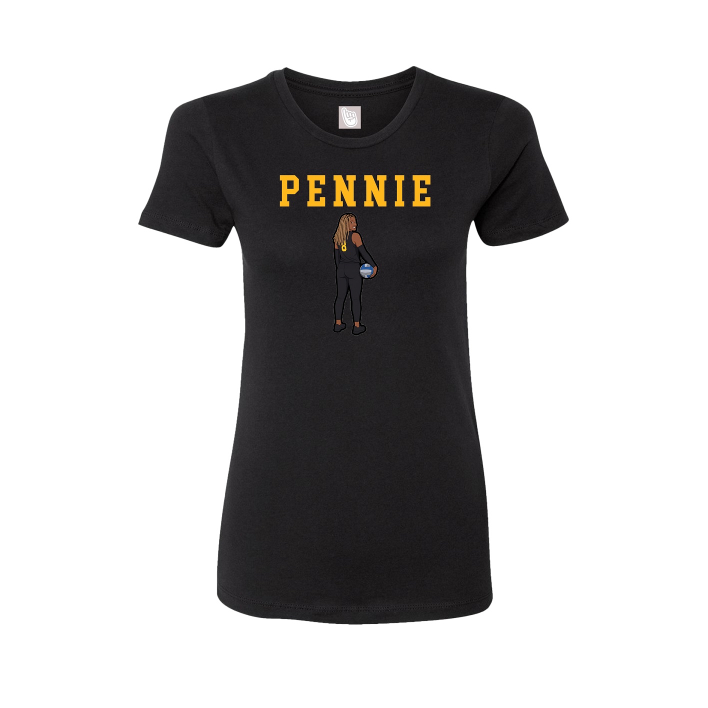Fitted Women's Tee — Shirsey in Black