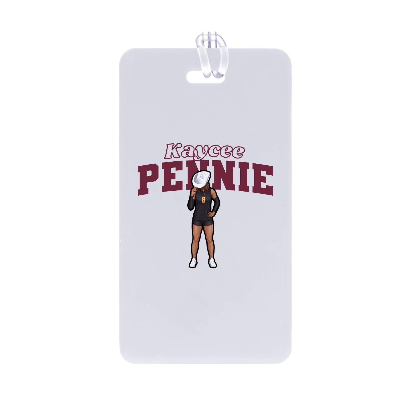 Bag Tag — Name Arch in Classic