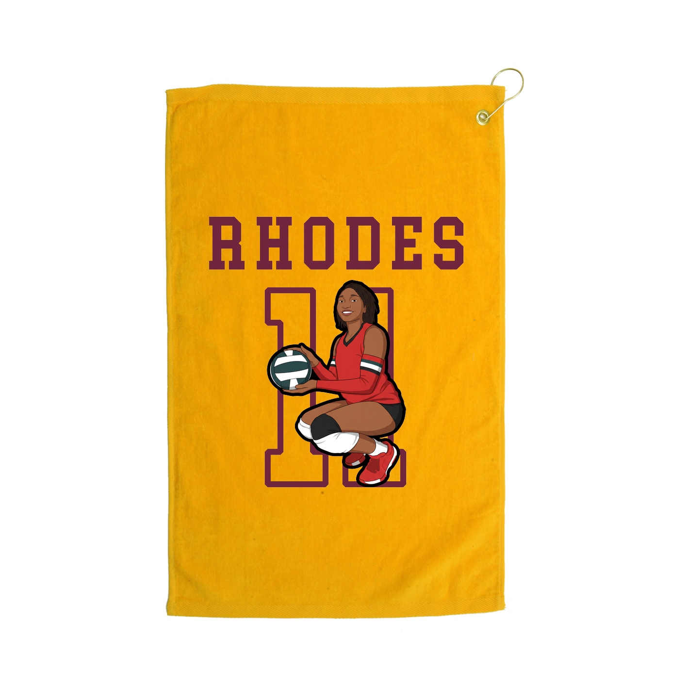 Golf Towel — Shirsey in Gold
