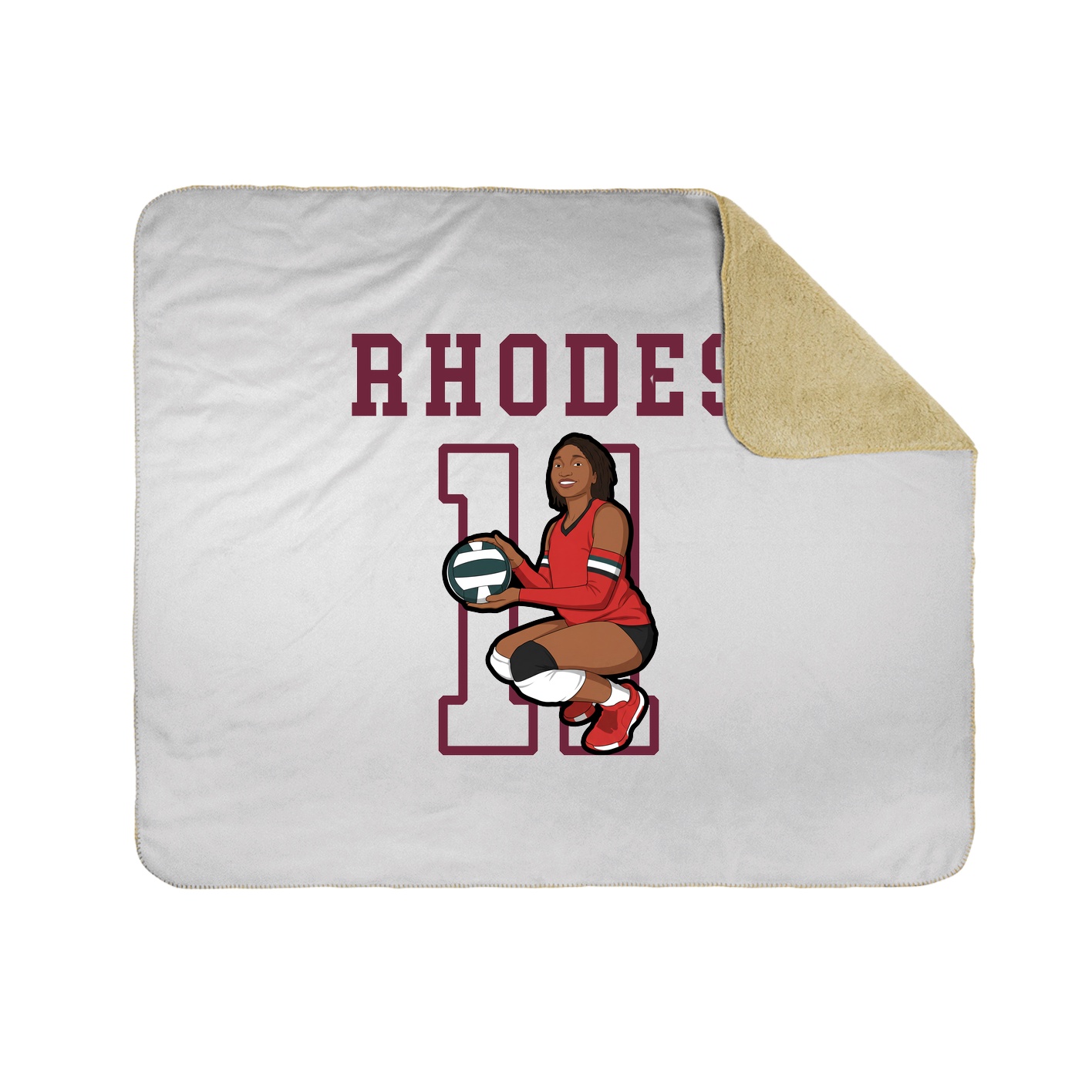 Throw Blanket — Shirsey in White