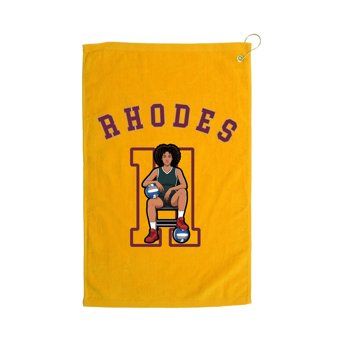 Golf Towel — Shirsey Arch in Gold