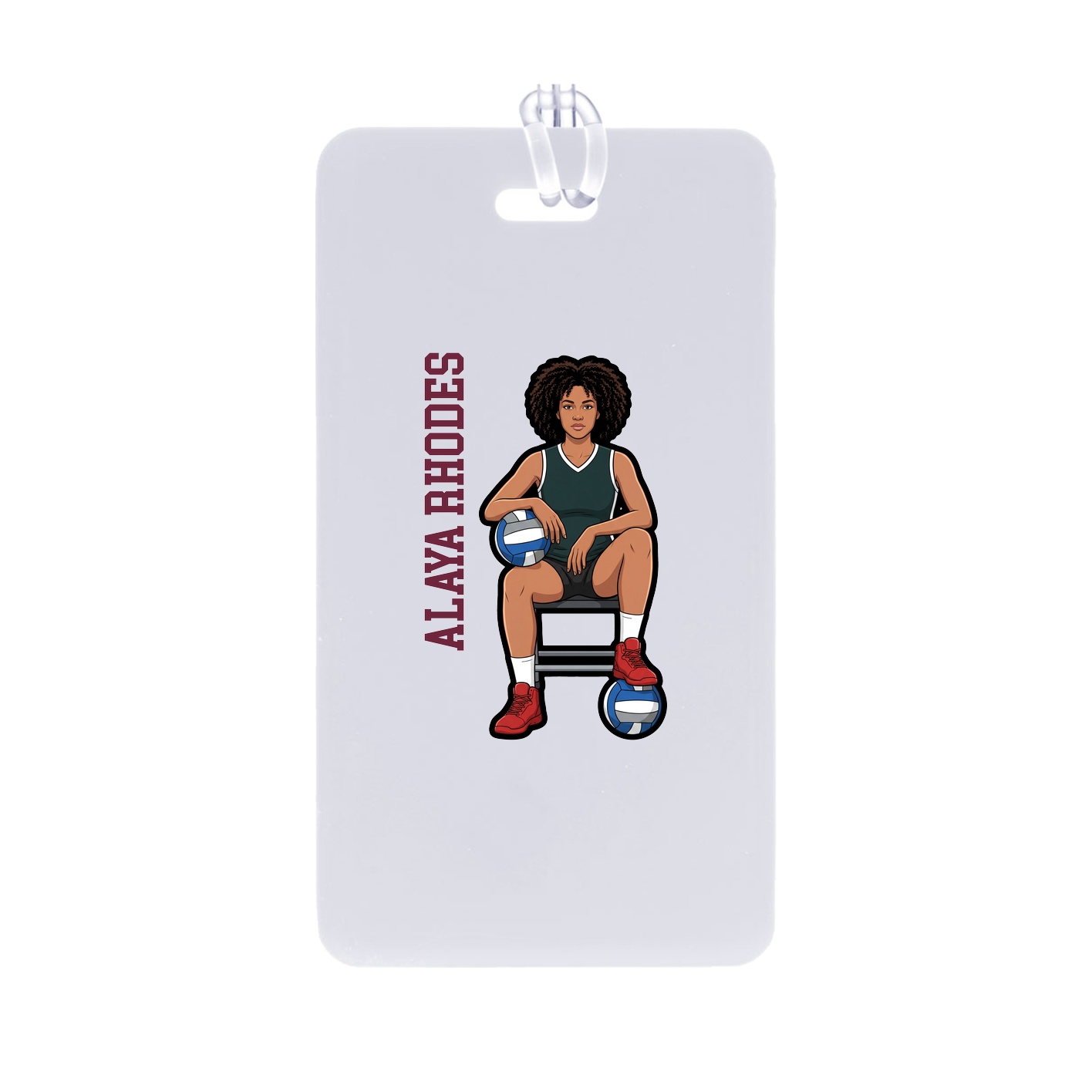 Bag Tag — Name Vertical in Classic