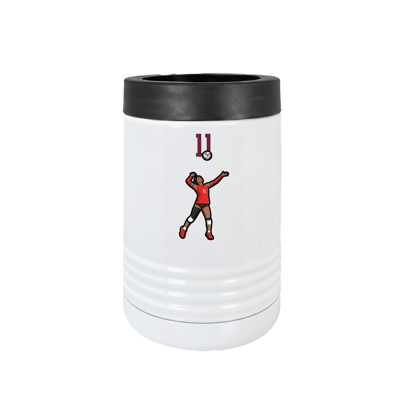 Beverage Holder — Number Top in White
