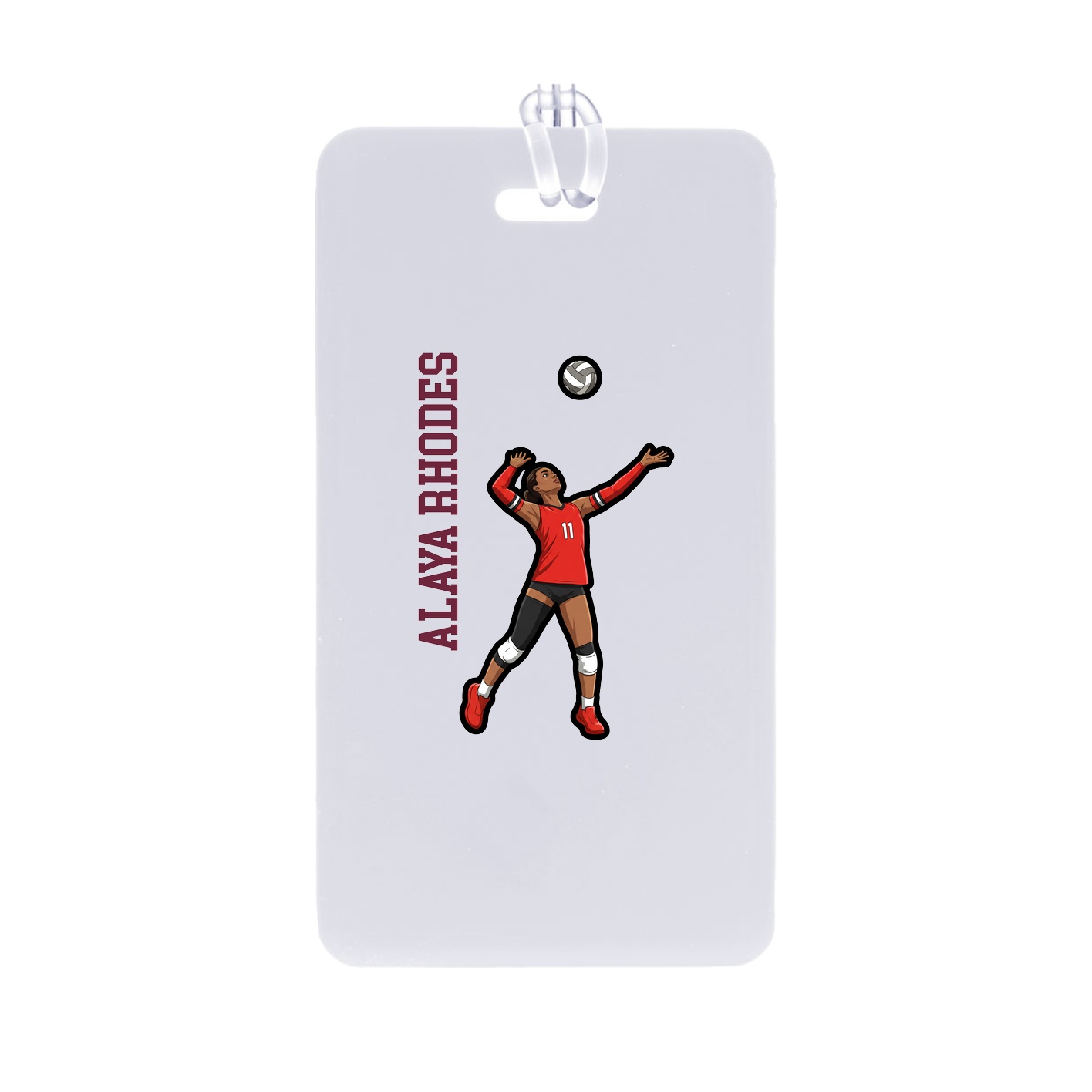 Bag Tag — Name Vertical in Classic