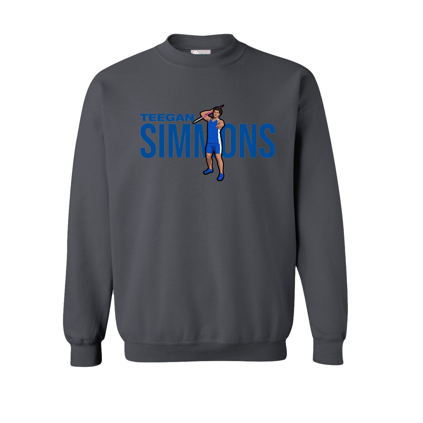 Fleece Crew — Player Name in Grey