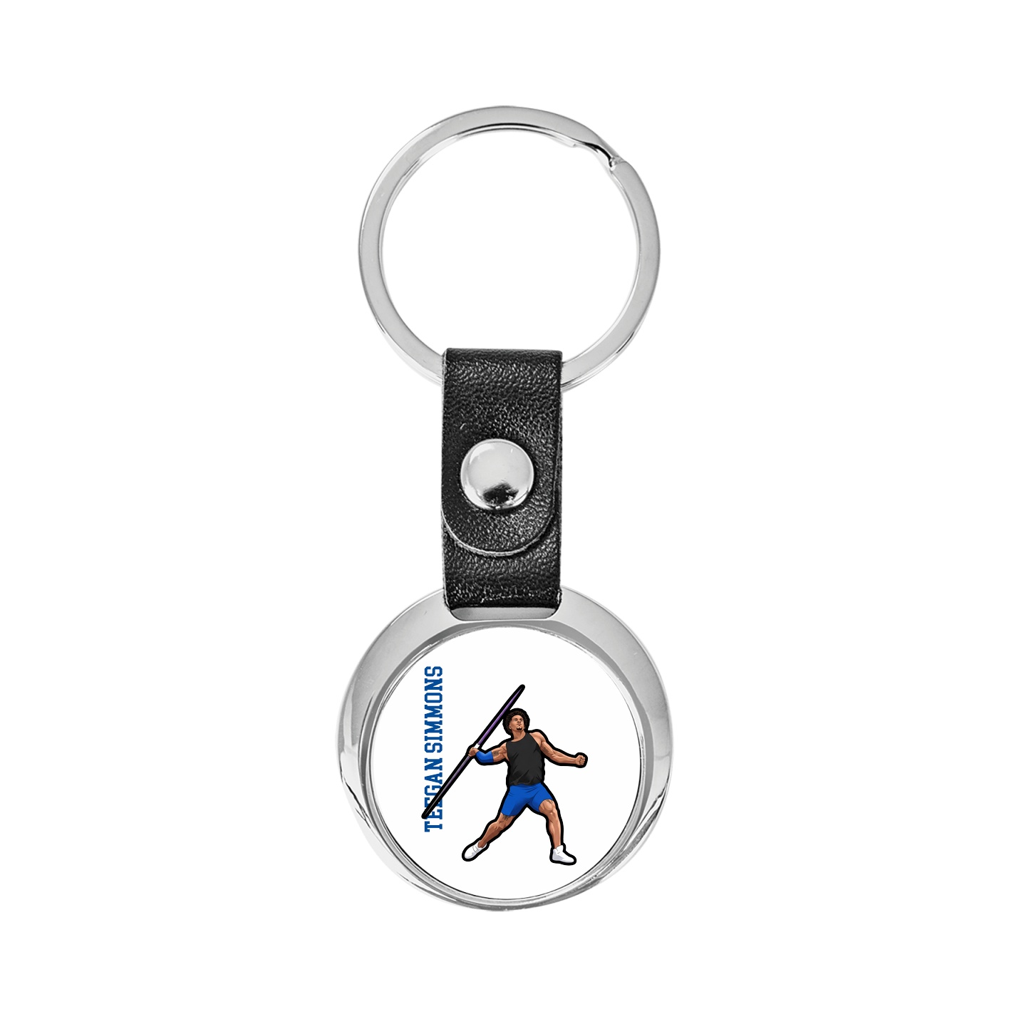 Key Chain — Name Vertical in Classic