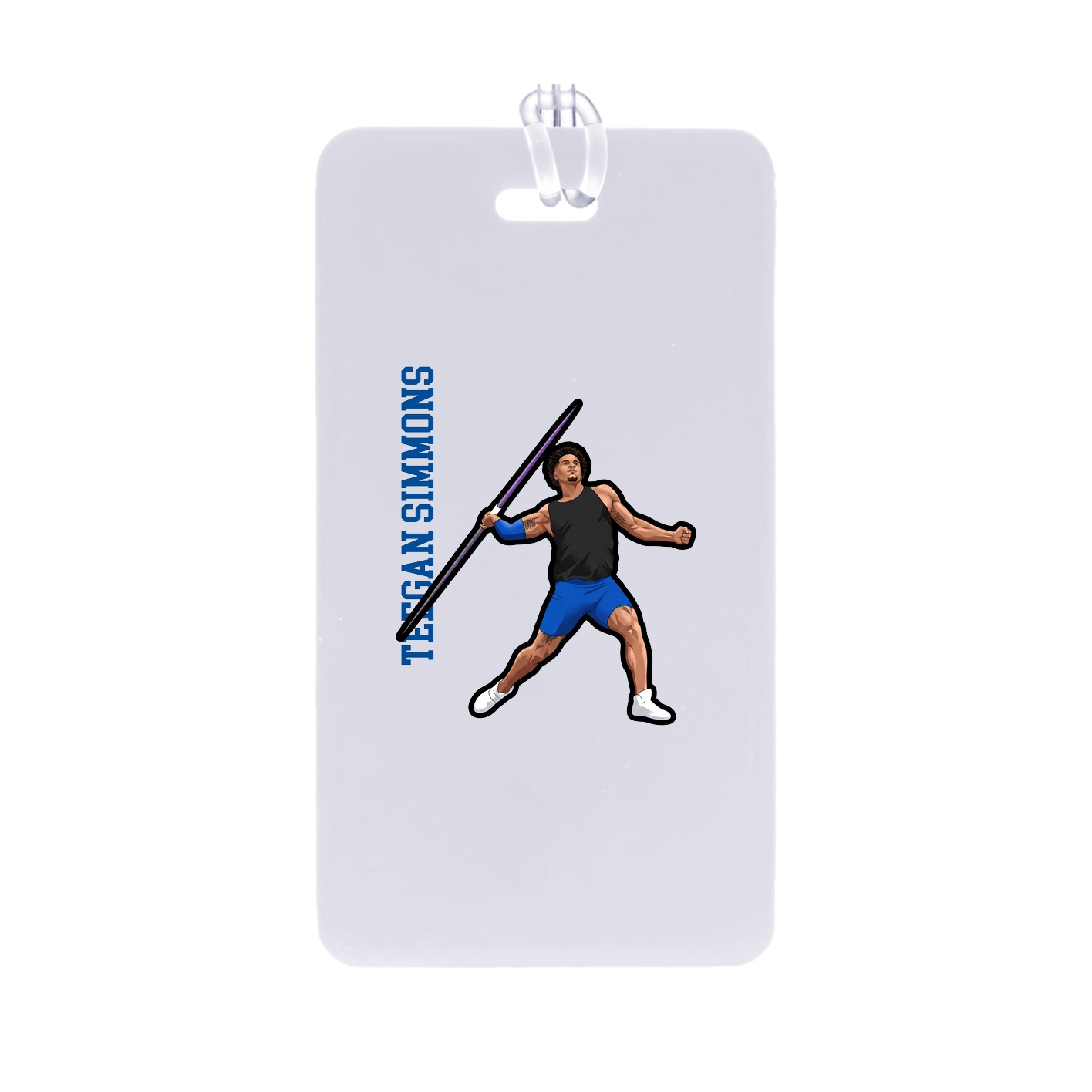 Bag Tag — Name Vertical in Classic