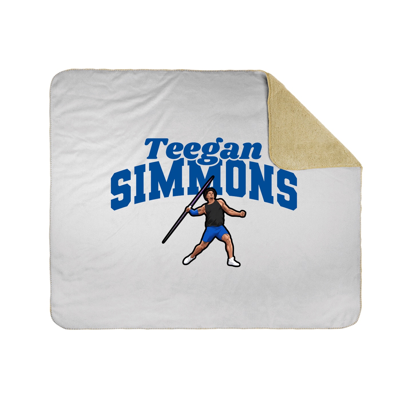 Throw Blanket — Signature Arch in White