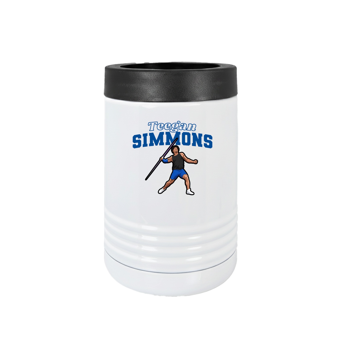Beverage Holder — Name Arch in White
