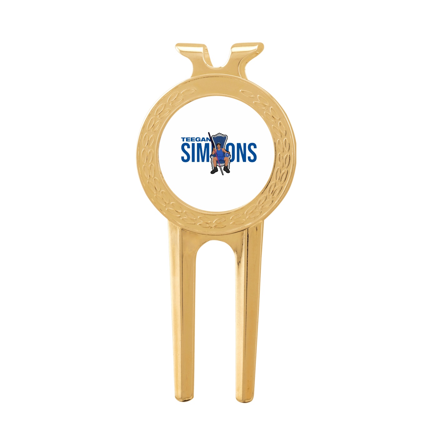 Divot Tool with Ball Marker — Player Name in Classic