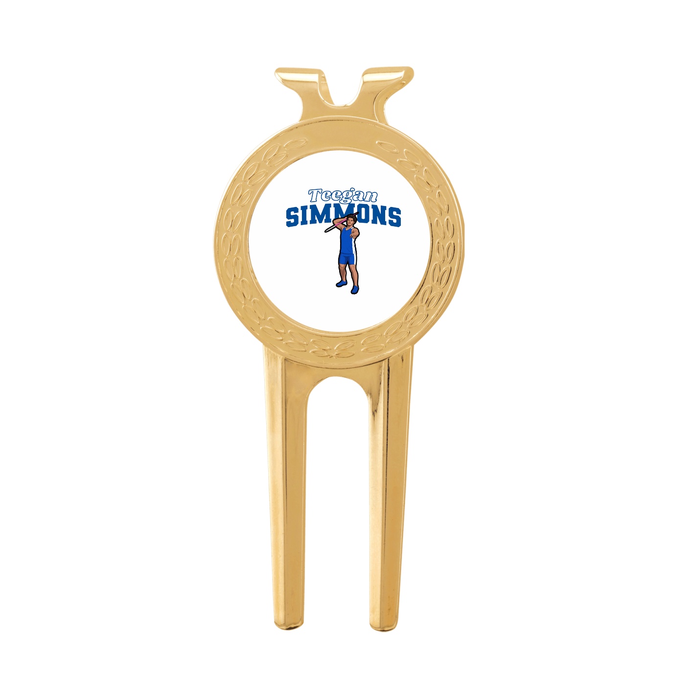 Divot Tool with Ball Marker — Name Arch in Classic