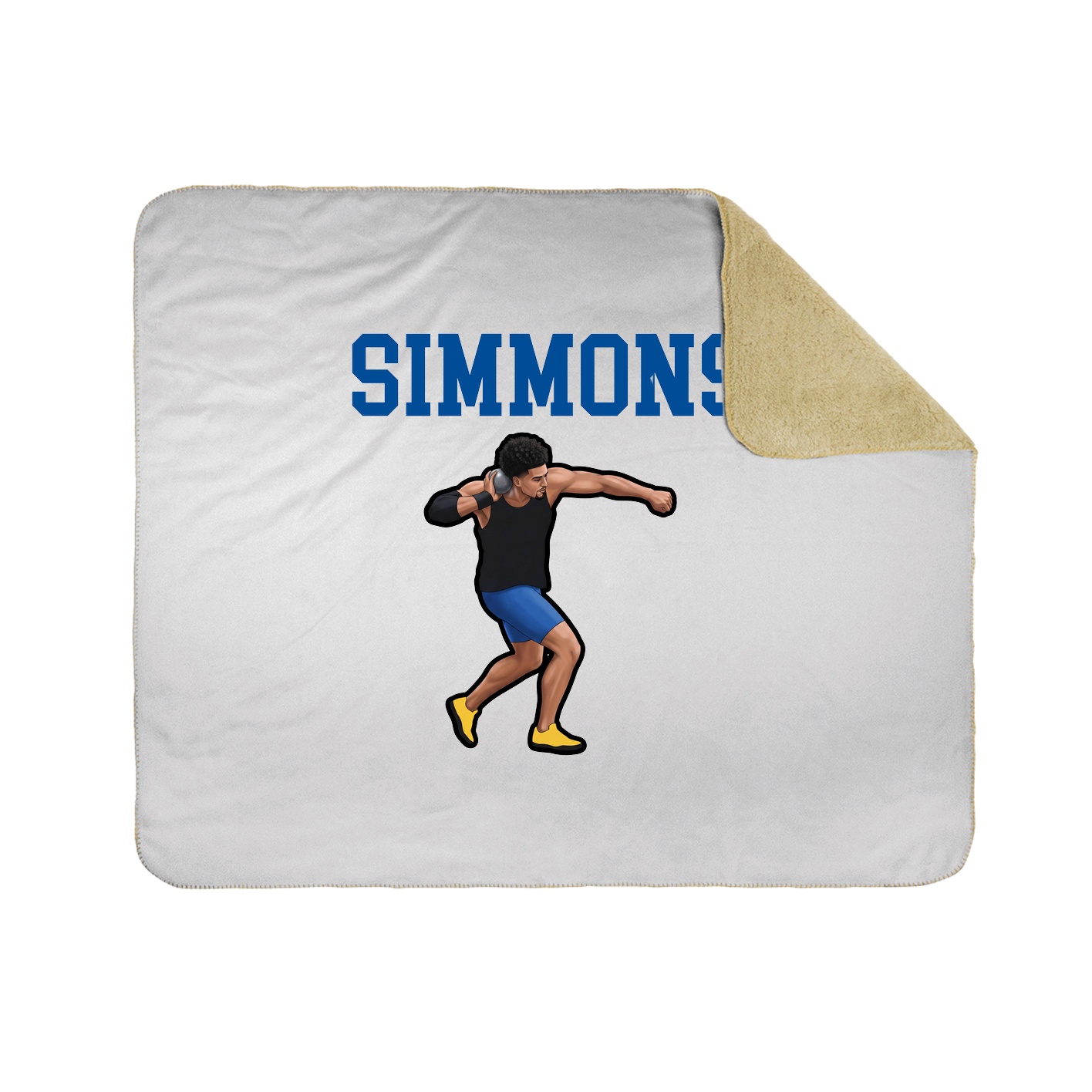 Throw Blanket — Shirsey in White