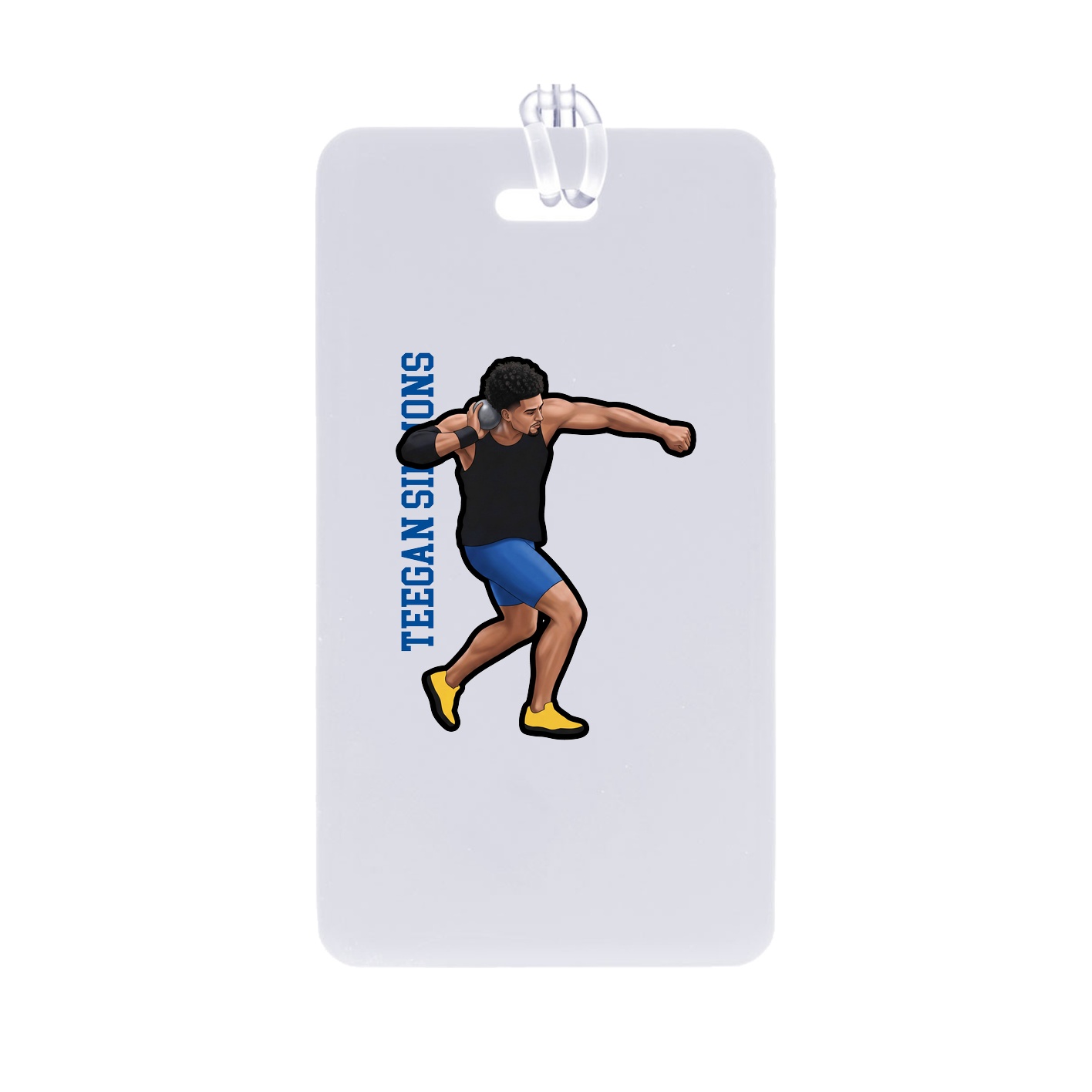 Bag Tag — Name Vertical in Classic