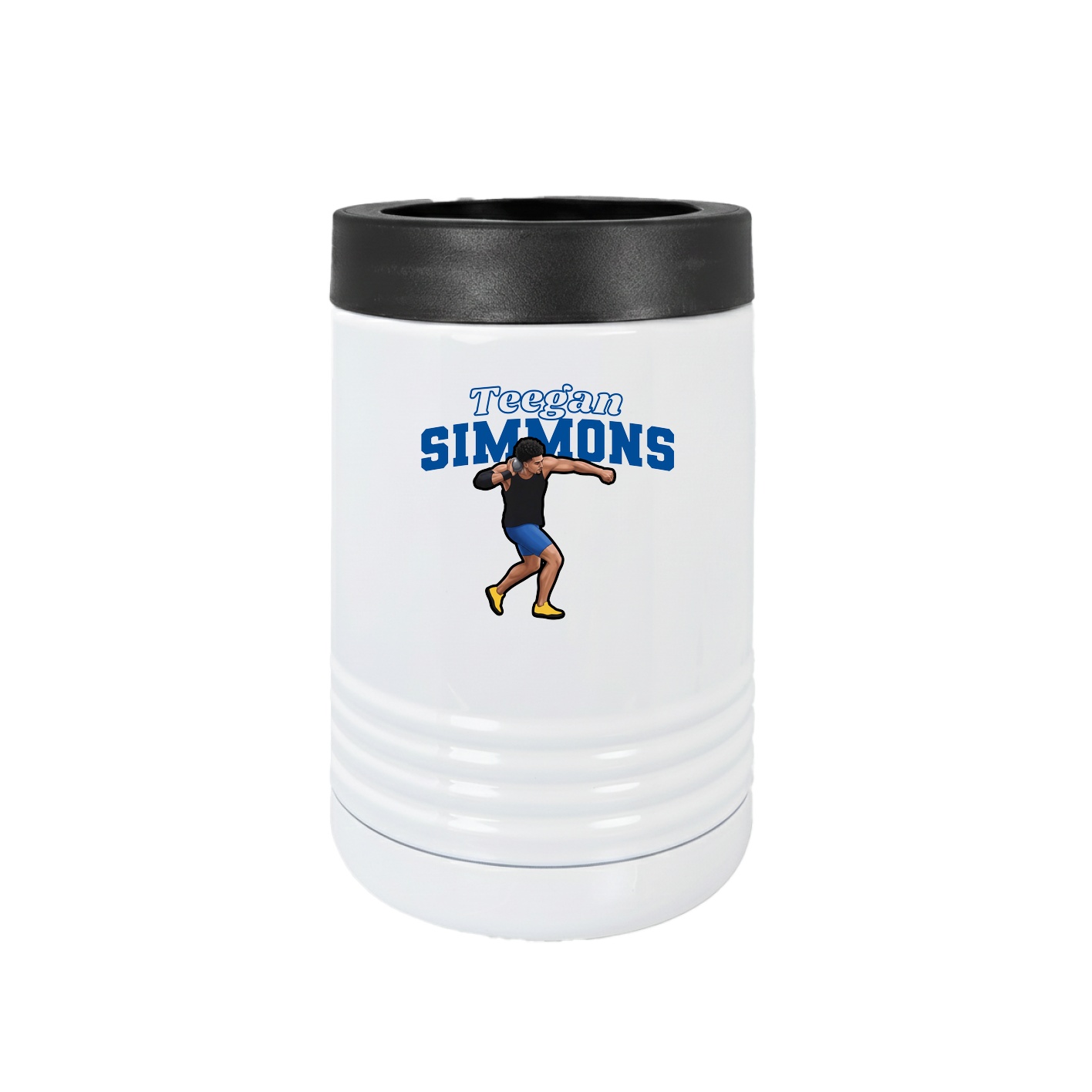 Beverage Holder — Name Arch in White
