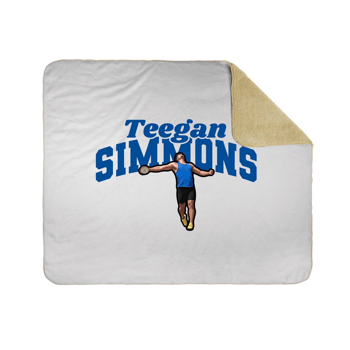 Throw Blanket — Signature Arch in White
