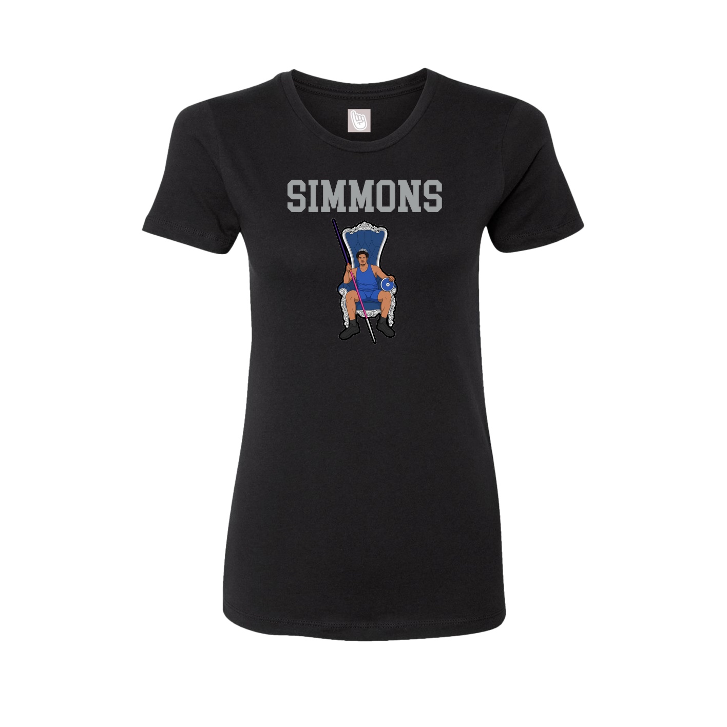 Fitted Women's Tee — Shirsey in Black
