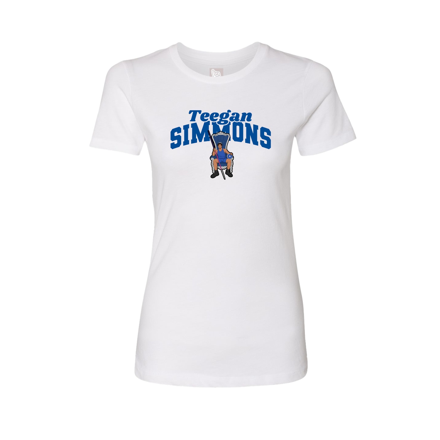 Womens Tee — Signature Arch in White