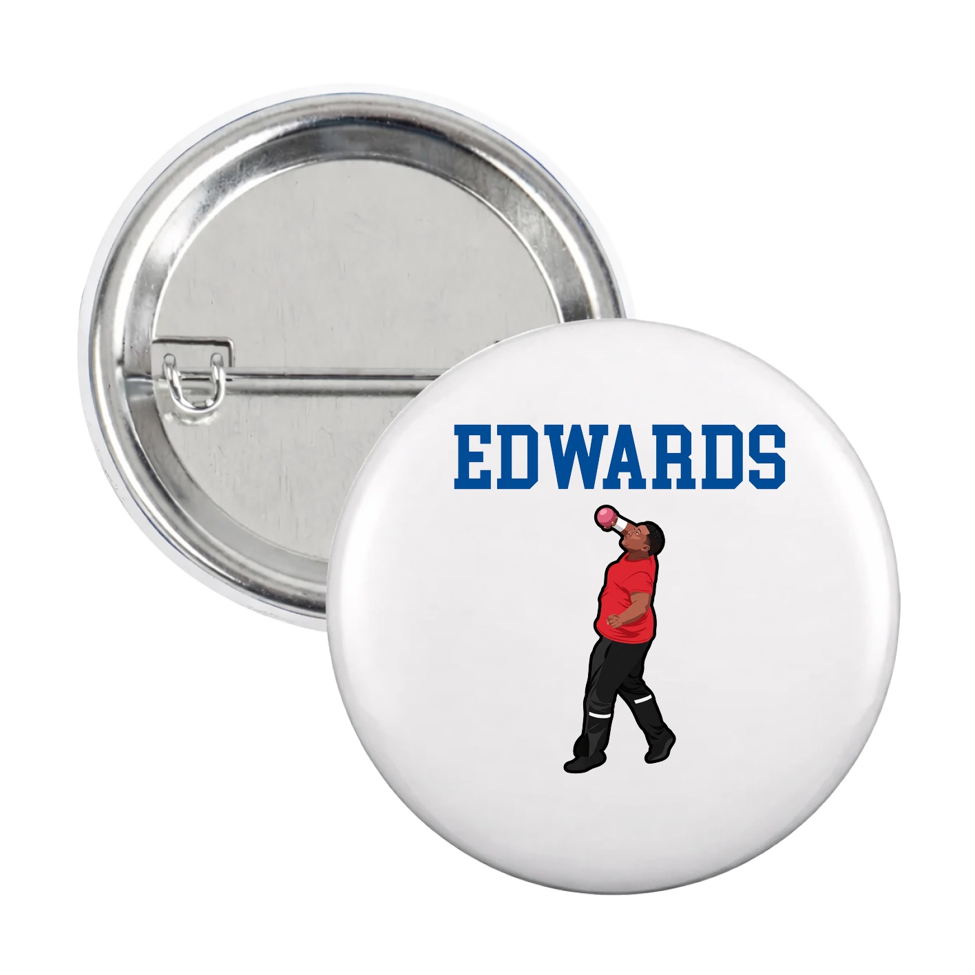 Game Day Button — Shirsey in White