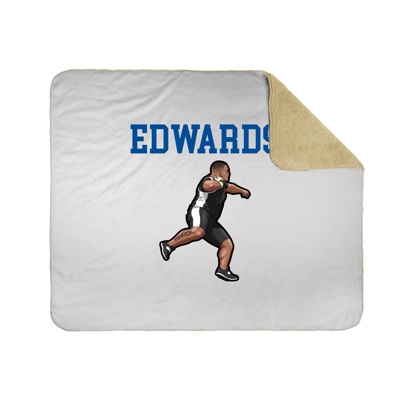 Throw Blanket — Shirsey in White