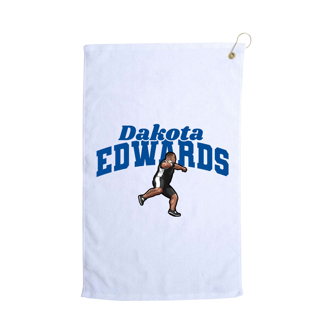 Golf Towel — Signature Arch in White