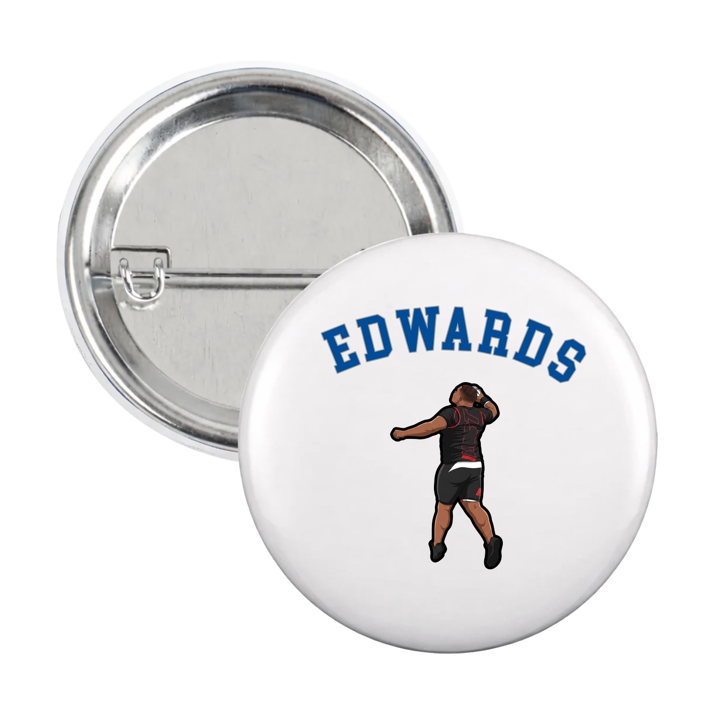 Game Day Button — Shirsey Arch in White