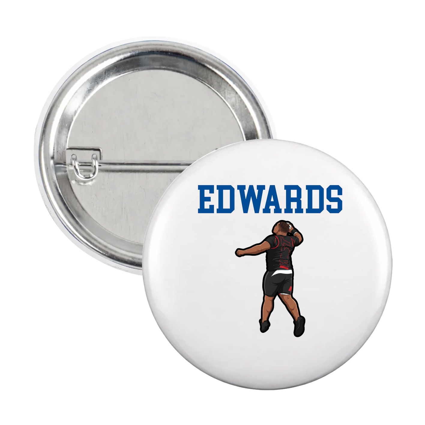Game Day Button — Shirsey in White