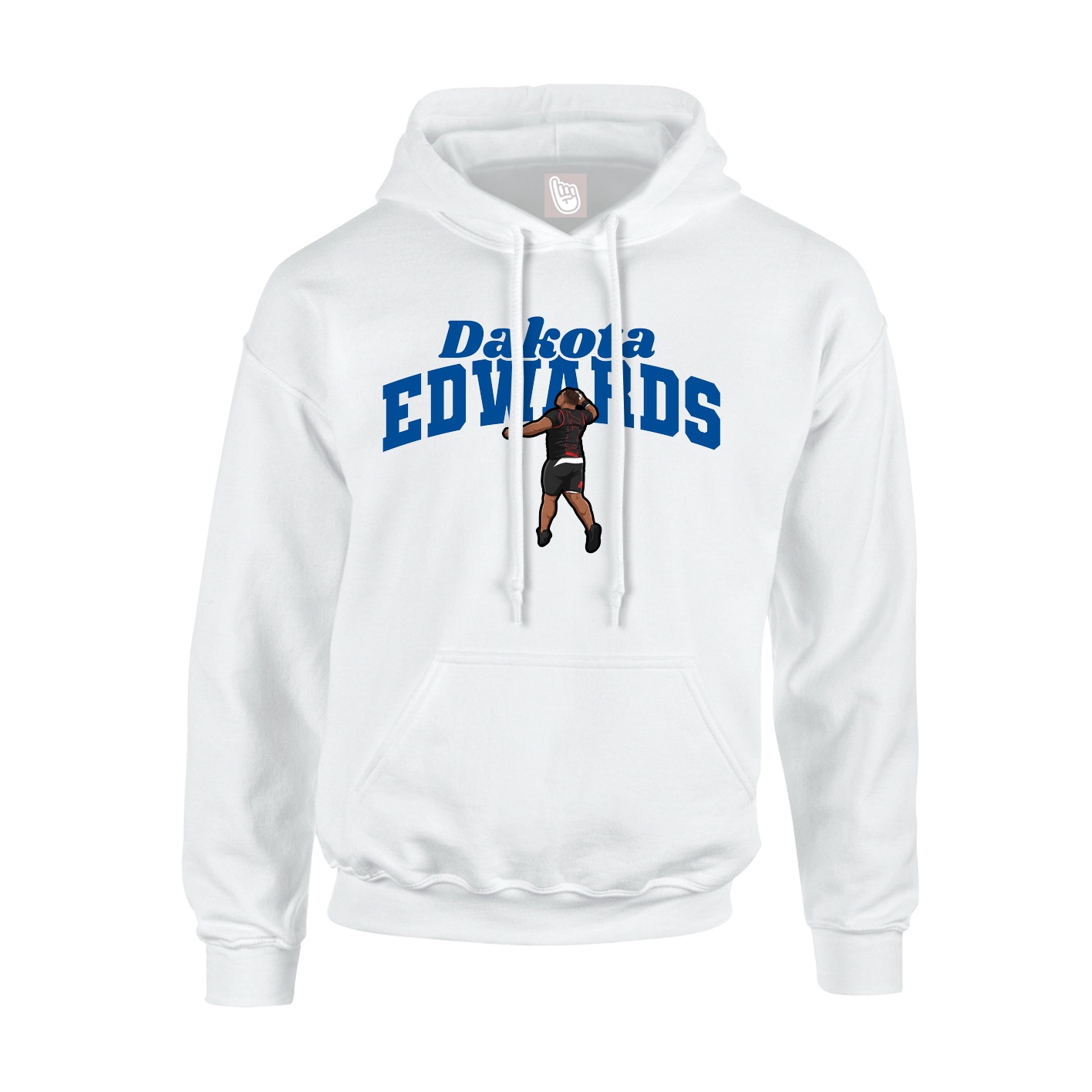 Hoodie — Signature Arch in White