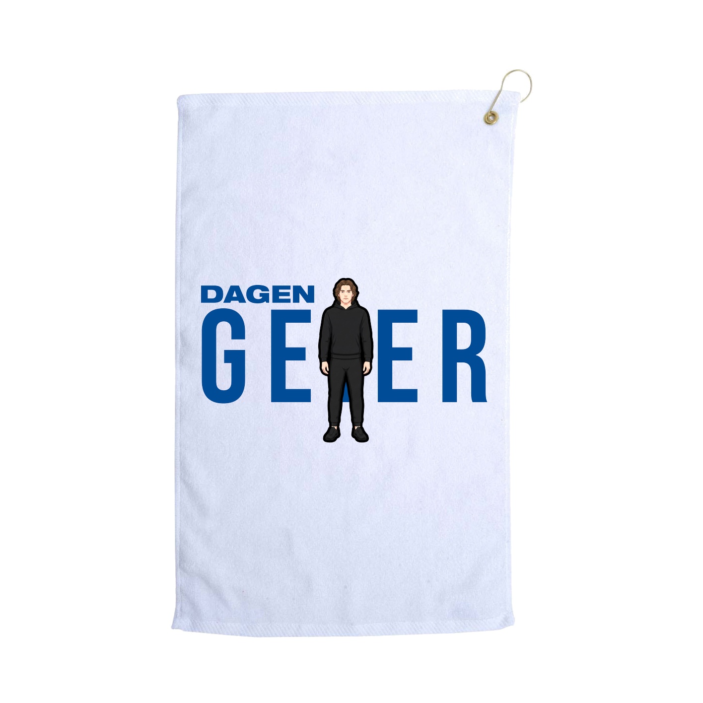 Golf Towel — Player Name in White