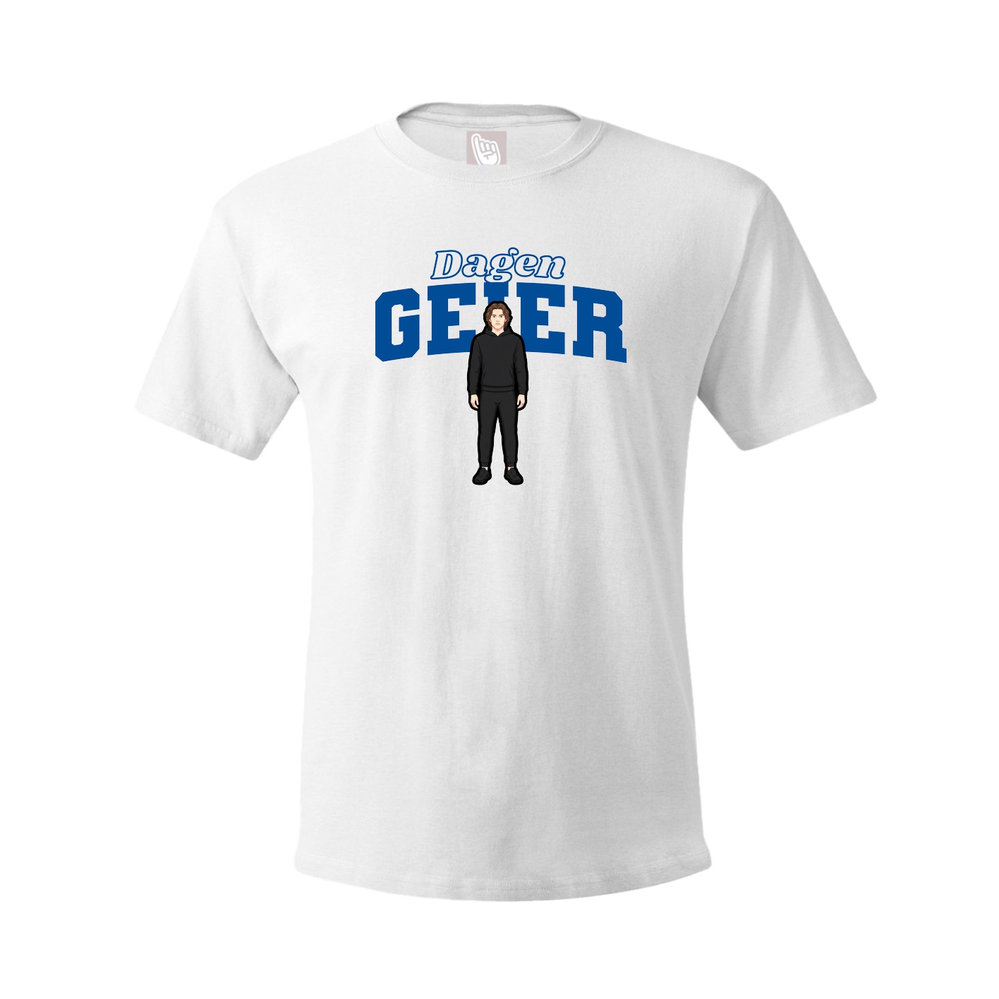 Tee — Name Arch in White