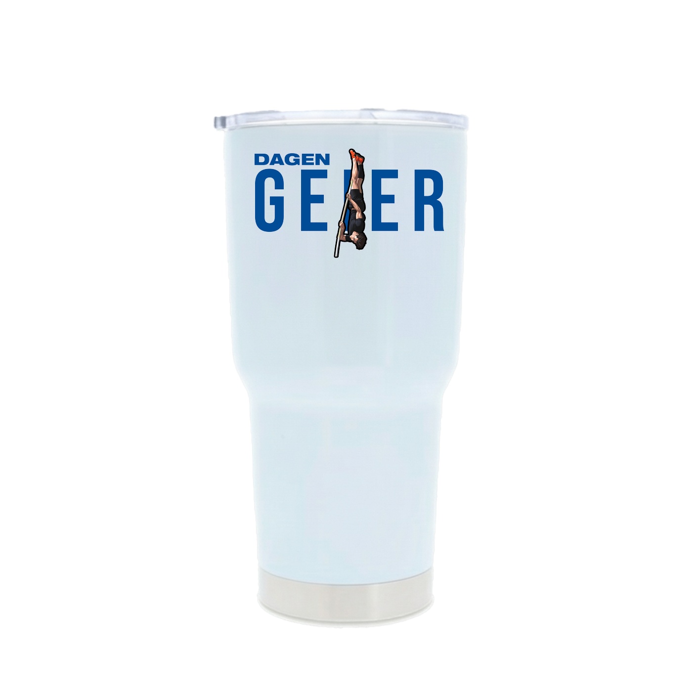 30oz Stainless Steel Tumbler — Player Name in White