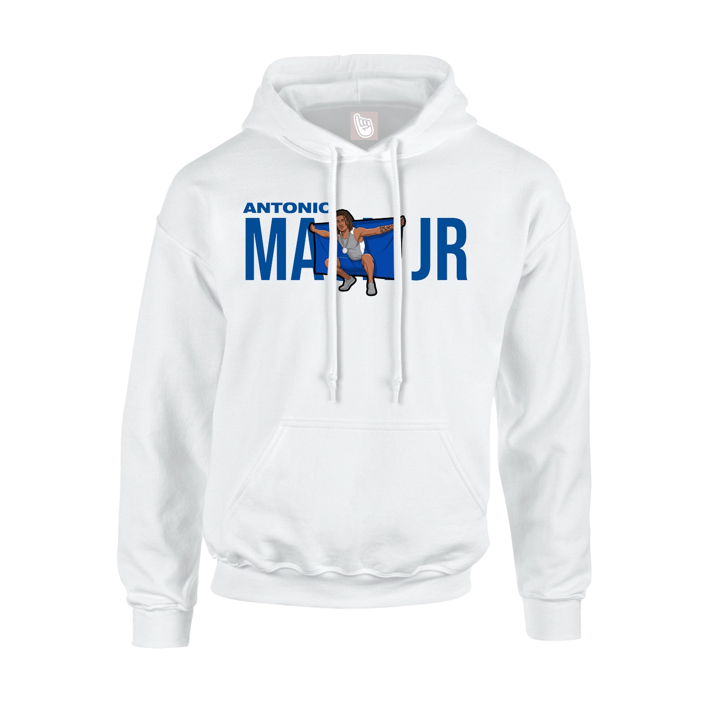 Youth Hoodie — Player Name in White