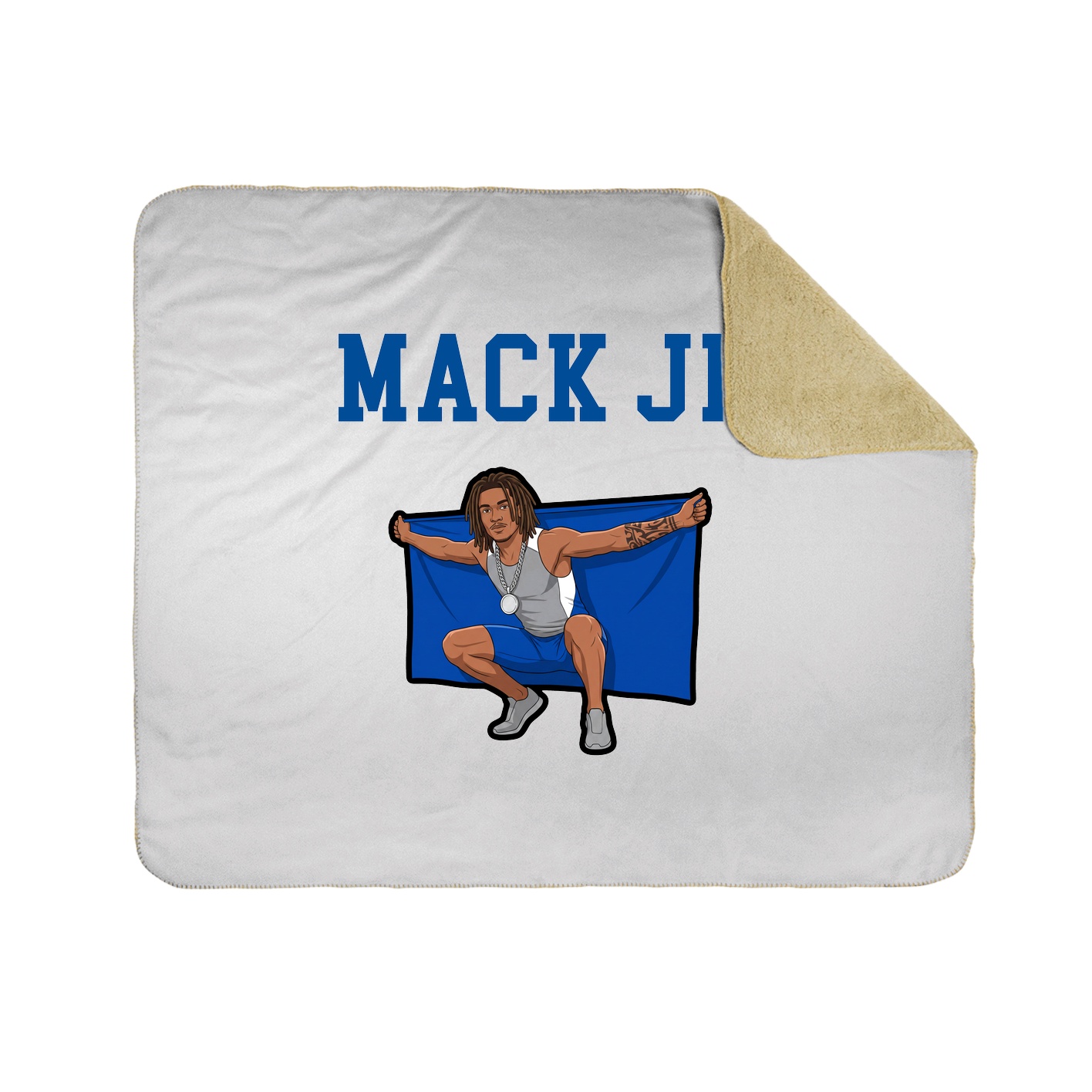 Throw Blanket — Shirsey in White