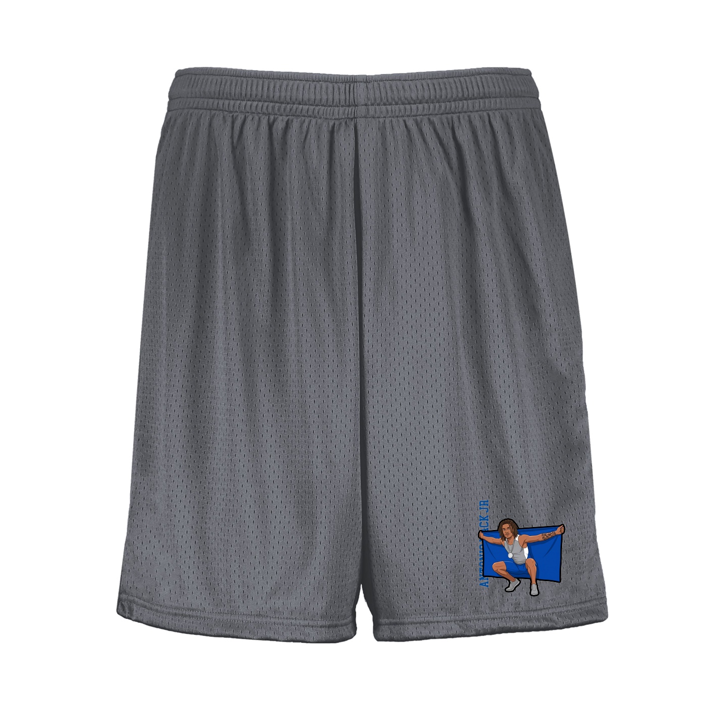 Shorts — Name Vertical in Grey